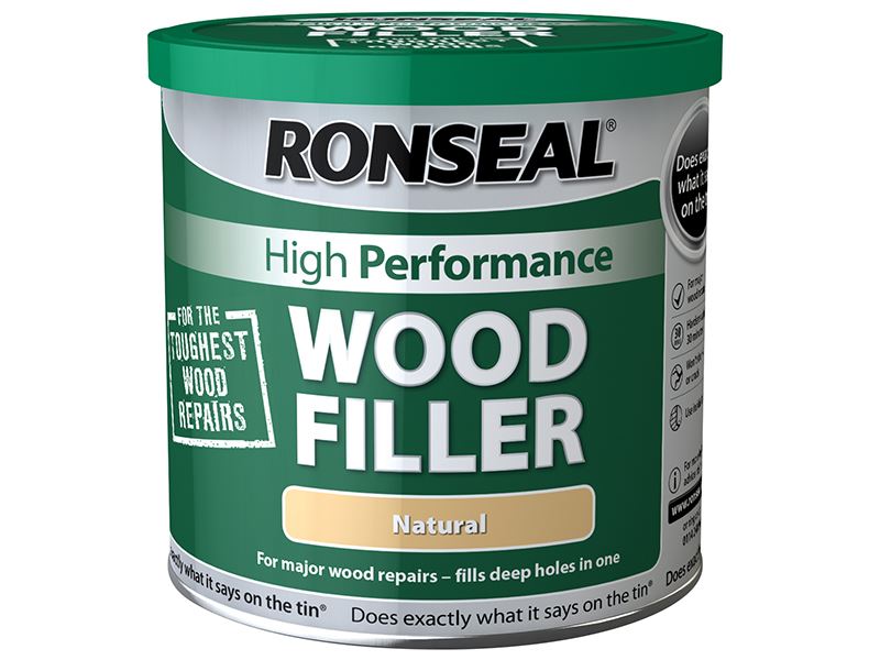 Ronseal High-Performance Wood Filler, Natural, 550g