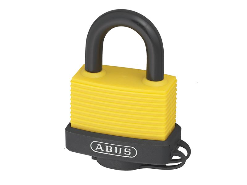 ABUS 70AL/45mm Aluminium Padlock, Yellow, Keyed Alike