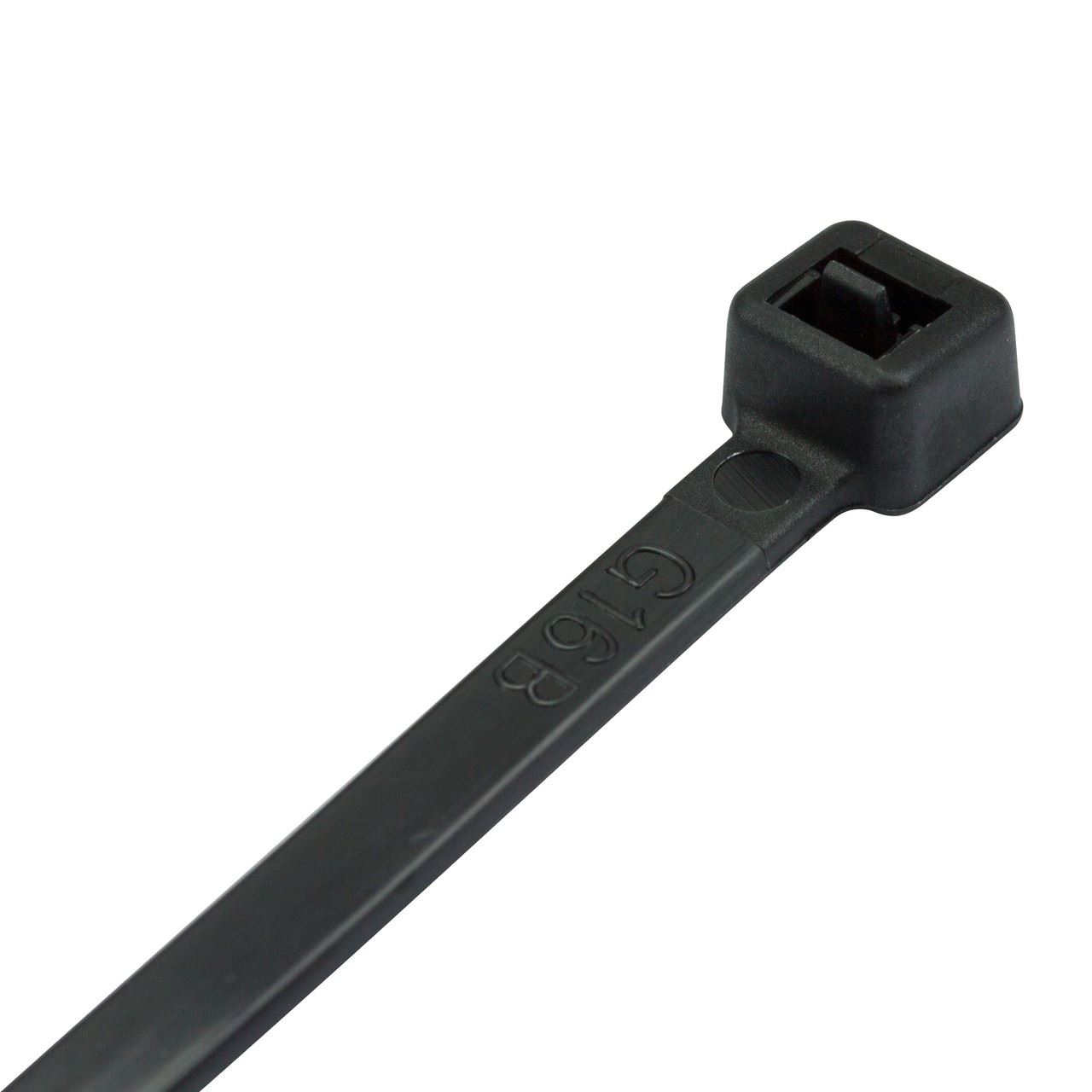 KrimpTerm CT10-B ナイロンケーブルタイ 368mm x 4.8mm ブラック (100本入り, 22kg耐荷重)
