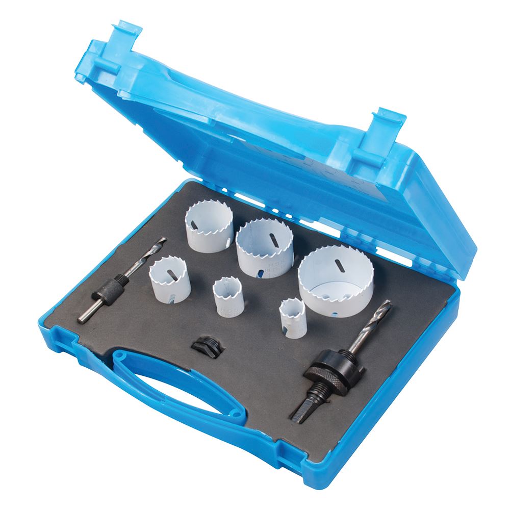 Silverline 9-Piece Bi-Metal Holesaw Kit, 19-57mm