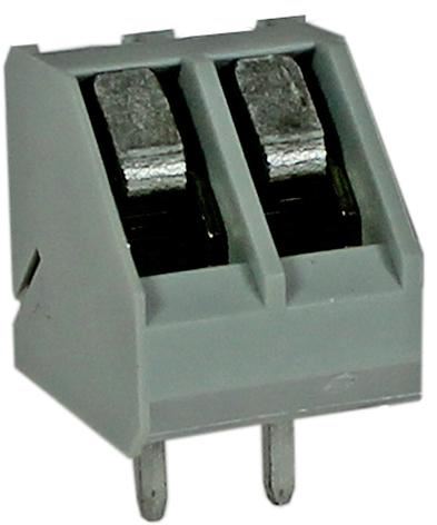 CAMDENBOSS PCB Terminal, 45° Low Profile, 2-Way, 5mm