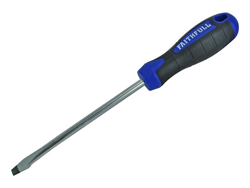 Faithfull 소프트 그립 플레어 슬롯 드라이버 10mm x 200mm