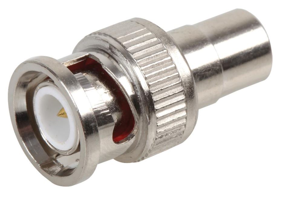 PRO SIGNAL Adaptador de Conector Phono (RCA) a BNC, 50 Ohmios