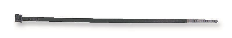HELLERMANNTYTON Standaard T Nylon Kabelbinders, 3.5mm x 300mm, Zwart, Verpakte 