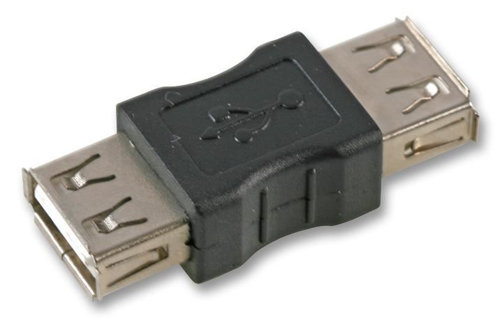 PRO SIGNAL USB 2.0 Type-A メス-メスアダプター ブラック
