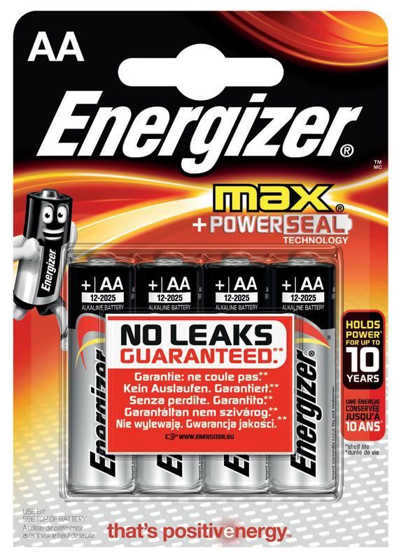 ENERGIZER - Bateri Alkaline AA Max Pek 4