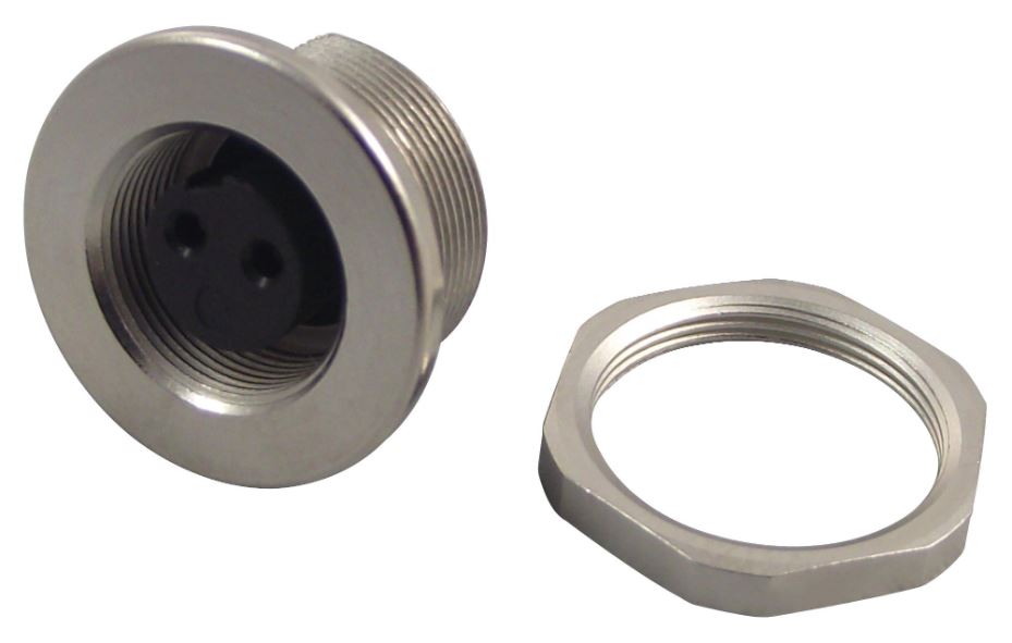 BINDER 712 Series 2-Way Panel Mount Socket