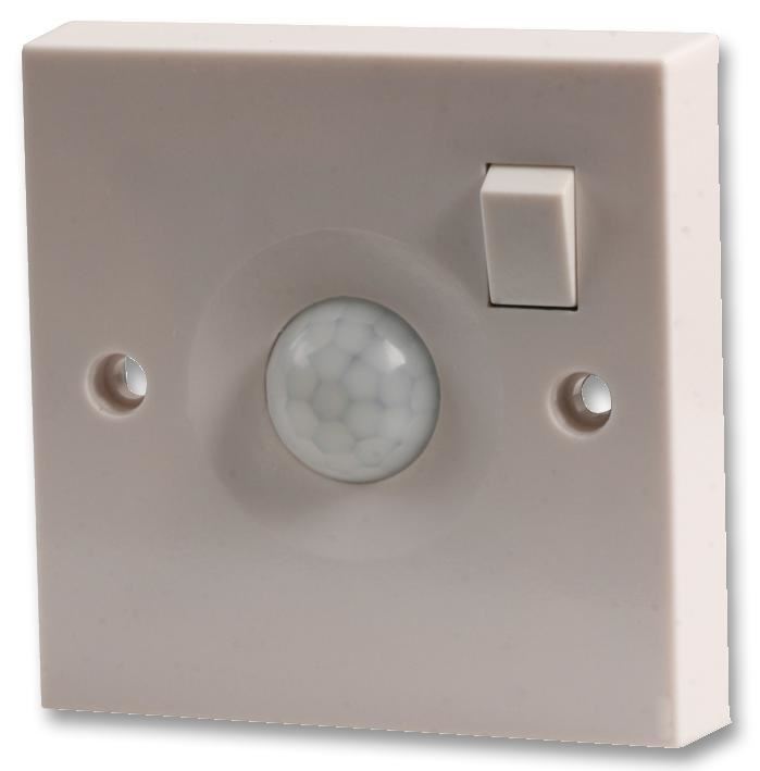 PRO ELEC PIR Mains Switch, 10A 2400W, White