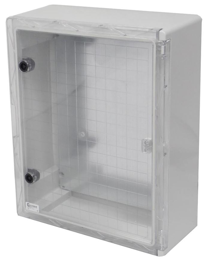 EUROPA IP65 isolierte ABS-Gehäuse mit Klarsicht-Tür - 500x350x195mm