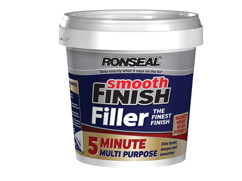 Ronseal Smooth Finish 5 Minute Filler, 600ml