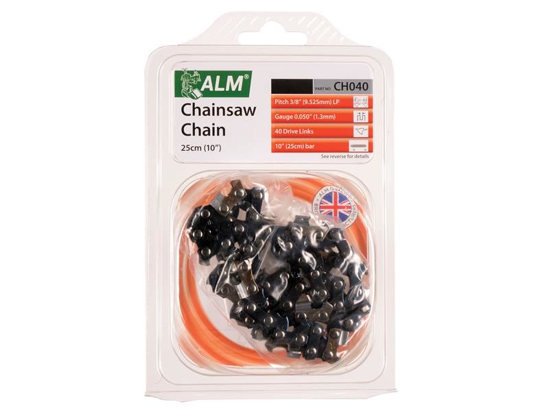 ALM Manufacturing CH040 Chaîne pour tronçonneuse, 3/8 pouce x 40 maillons, jonc