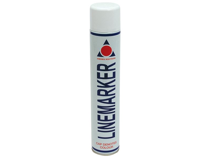 Aerosol 0901 White Line Marking Spray Paint, 750ml