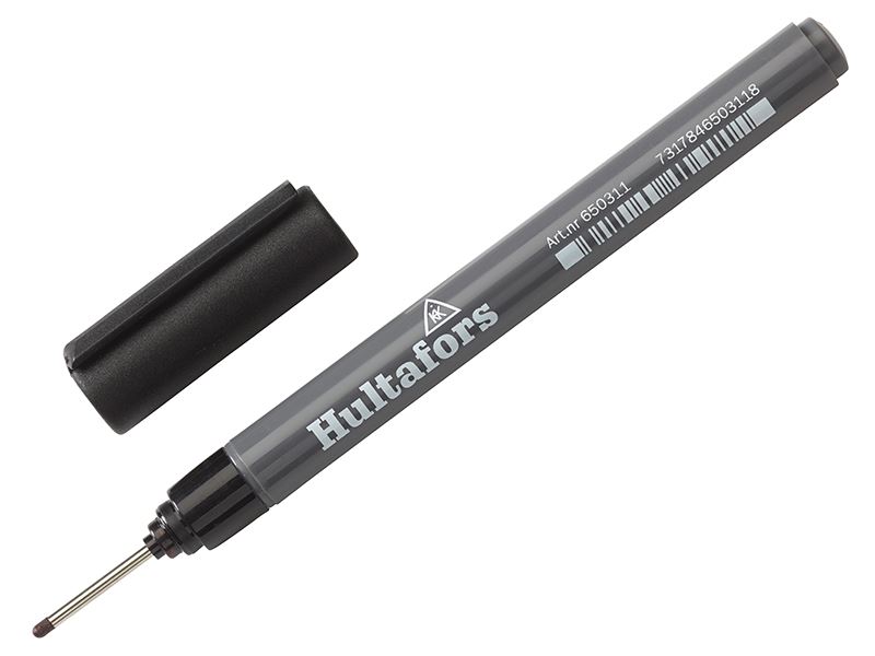 Hultafors מרקר לחורים עמוקים, שחור