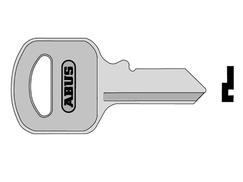 ABUS 55/30 30mm ブラス製南京錠用キーブランク