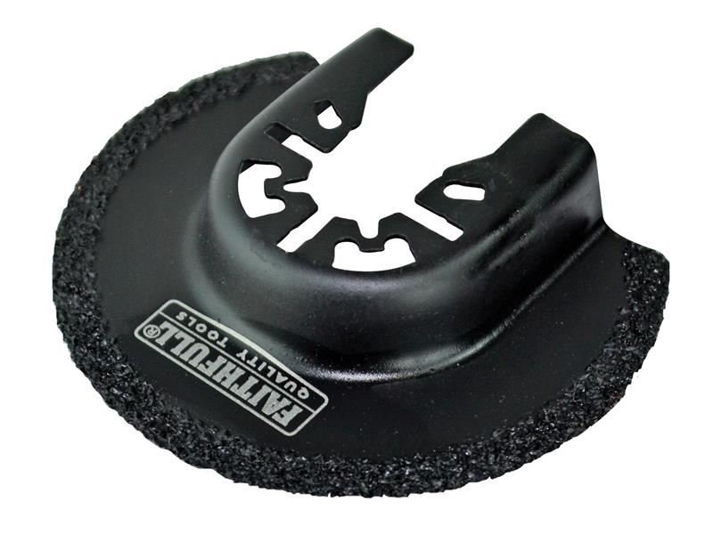 Faithfull Carbide Grit Radial Saw Blade, 65mm, Multi-Functional