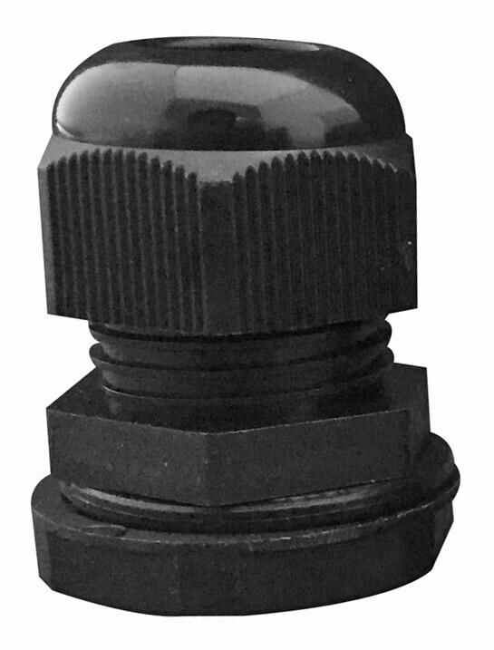 CONCORDIA TECHNOLOGIES - Nylon 6 Kabelverschraubung M25 33mm Schwarz 10er Pack