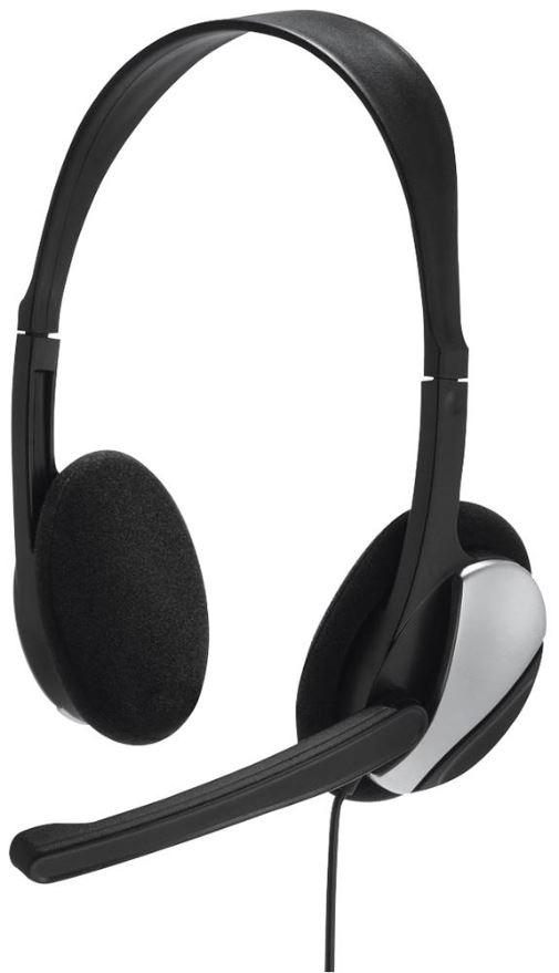 HAMA HS-P100 PC Gaming Stereo Headset, Black