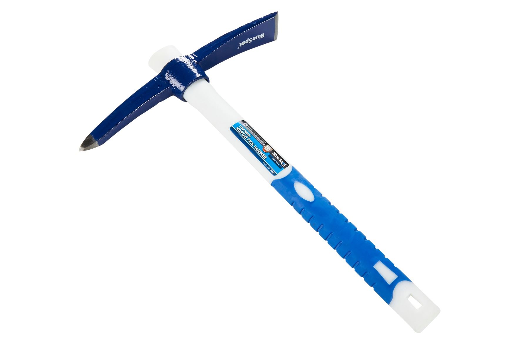 Blue Spot Tools 17oz Mortar Pick Hammer with Fibreglass Shaft