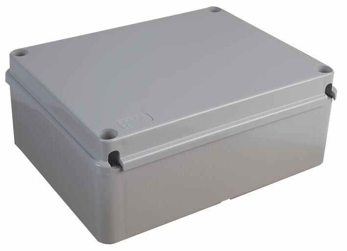 Boîtier IP65 CE-TEK en ABS - 240x190x95mm, Gris