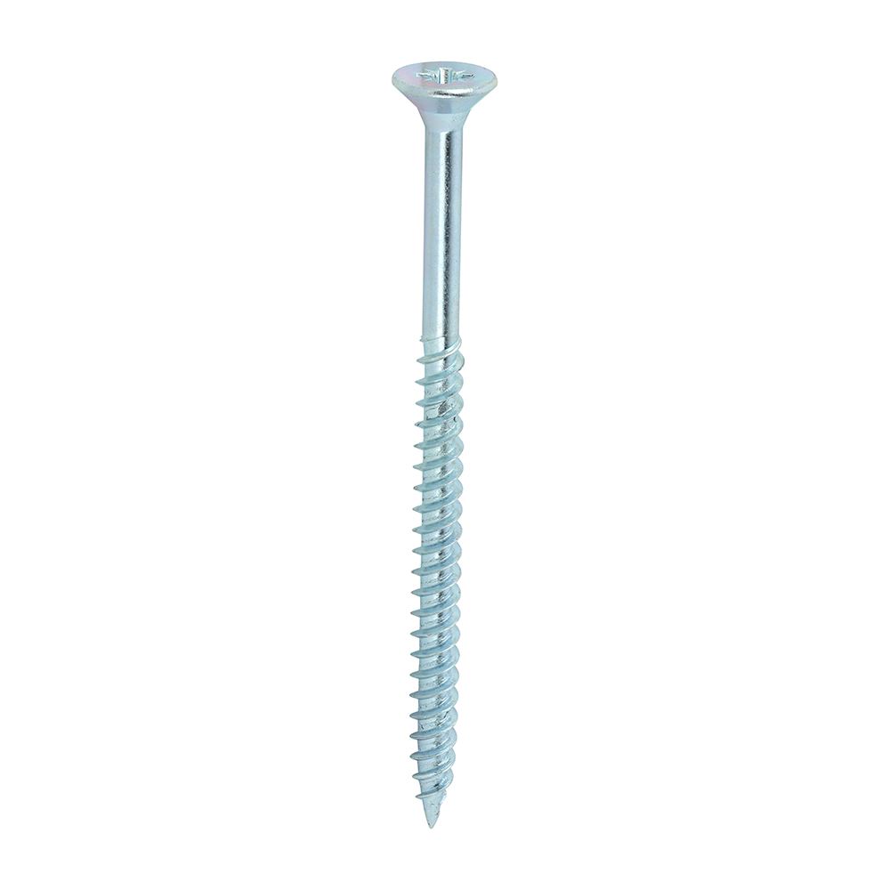 Timco Twin-Threaded Woodscrews, Zinc, 10 x 3, 100 Pack