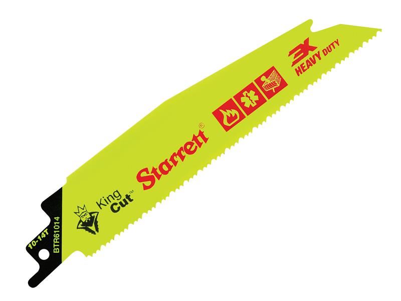 Starrett Lâmina de Demolição King Cut 152mm, 10-14 Dentes por Polegada, Pacote 