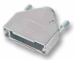 MH CONNECTORS Coperchio D-sub, Lega di Zinco, 37 Vie, Ingresso Superiore