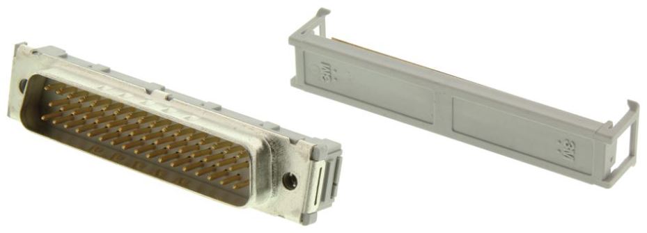 3M 50-Pin IDC D-Sub Plug, Steel, Gold Plated