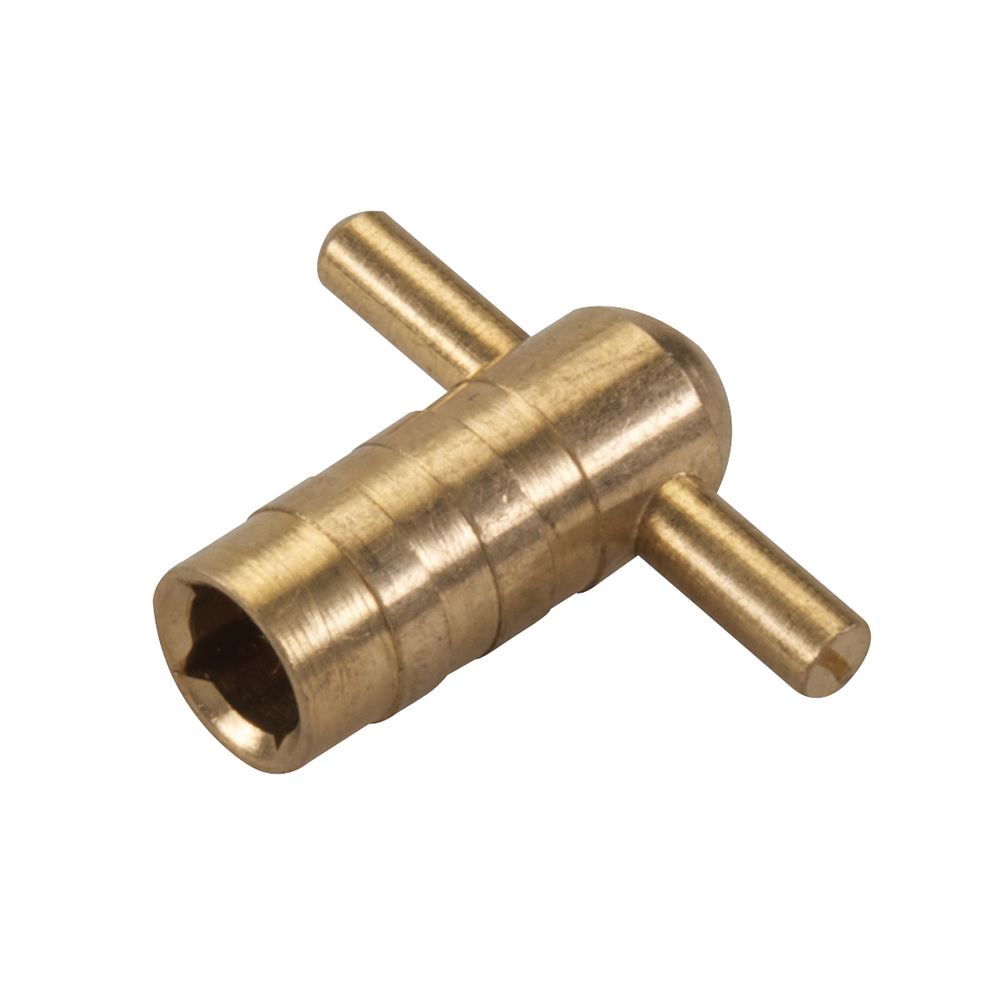 Silverline Radiator Bleed Key, Brass, Single