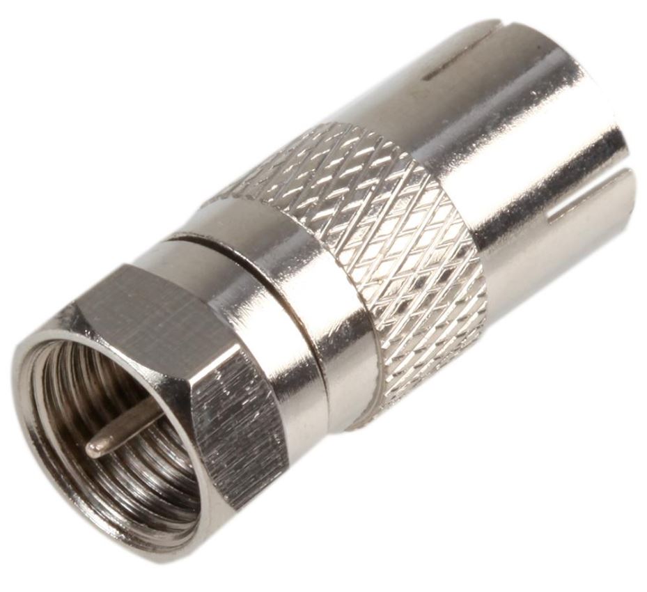 PROCEPTION Adaptador IEC para Ficha F, 75 Ohm