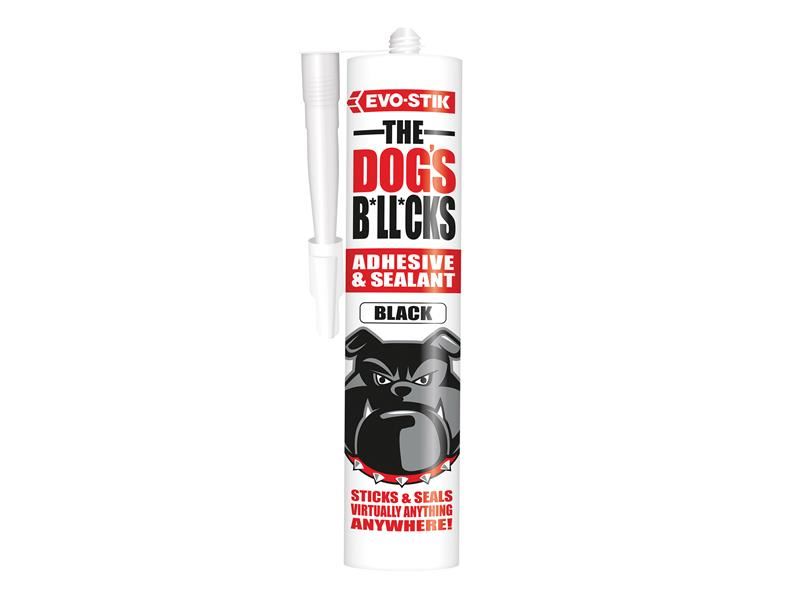 Evo-Stik The Dog's Multipurpose Adhesive & Sealant, Black, 290ml
