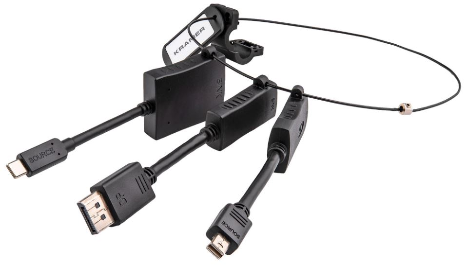 KRAMER HDMI Adapterring voor DisplayPort/Mini-DisplayPort/USB-C