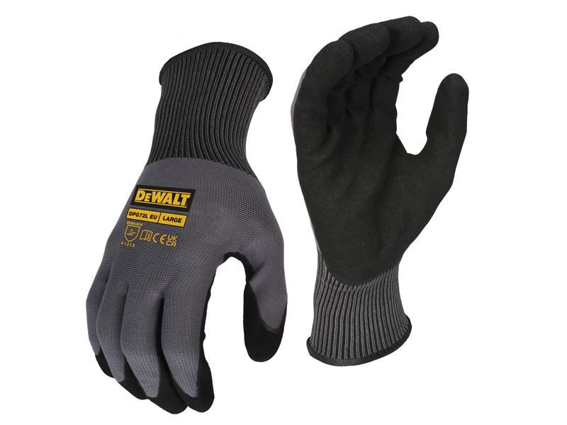 DeWALT Guanti da Lavoro con Grip Rinforzato, Taglia L (9)