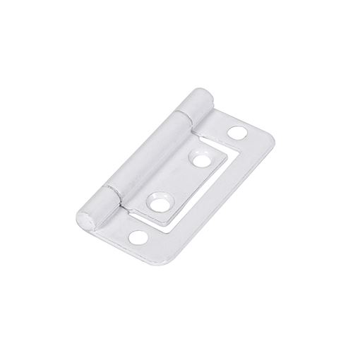 Timco Inbouwscharnier, Wit, 50 x 38,5mm, 2 stuks