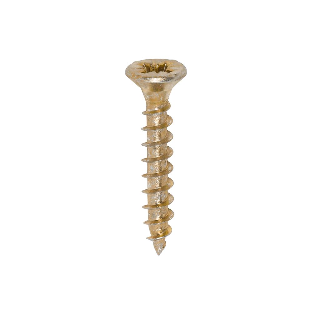 Timco Solo PZ Chipboard & Woodscrews, Yellow, 4.0x25mm, Pack of 200