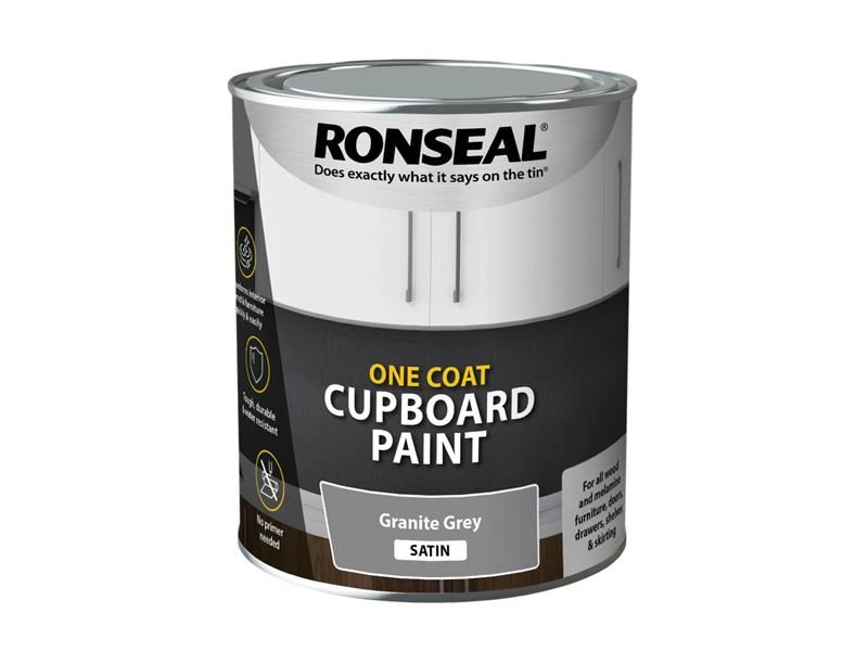 Ronseal - Peint Aon Chóta Cófraí Liath Ghránite Satin, 750ml