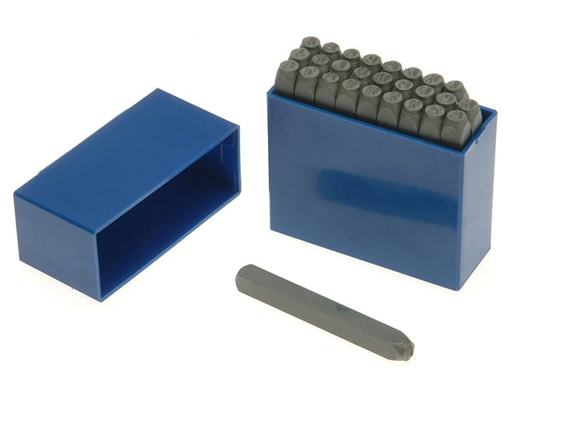 Priory Set Letterstempels, 10mm (3/8 inch), A-Z + 'en'-symbool