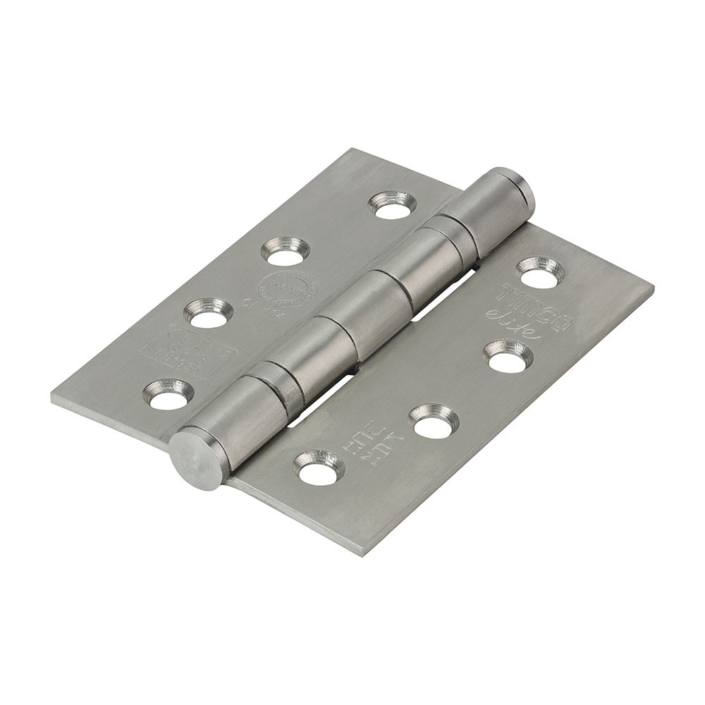 Timco Brandschutztürbänder Grad 13 - Edelstahl Satin (101 x 76 x 3 mm - 3 Stück