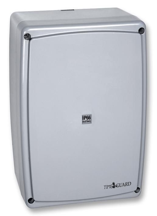 TIMEGUARD 2x 13A Waterdicht Stopcontactdoos, IP66, Grijs, 230mm