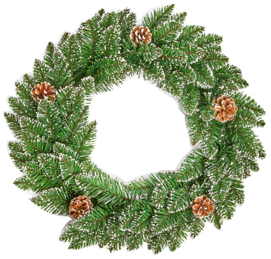 RARAION Corona Decorativa Rocky Mountain, Piñas, 50cm