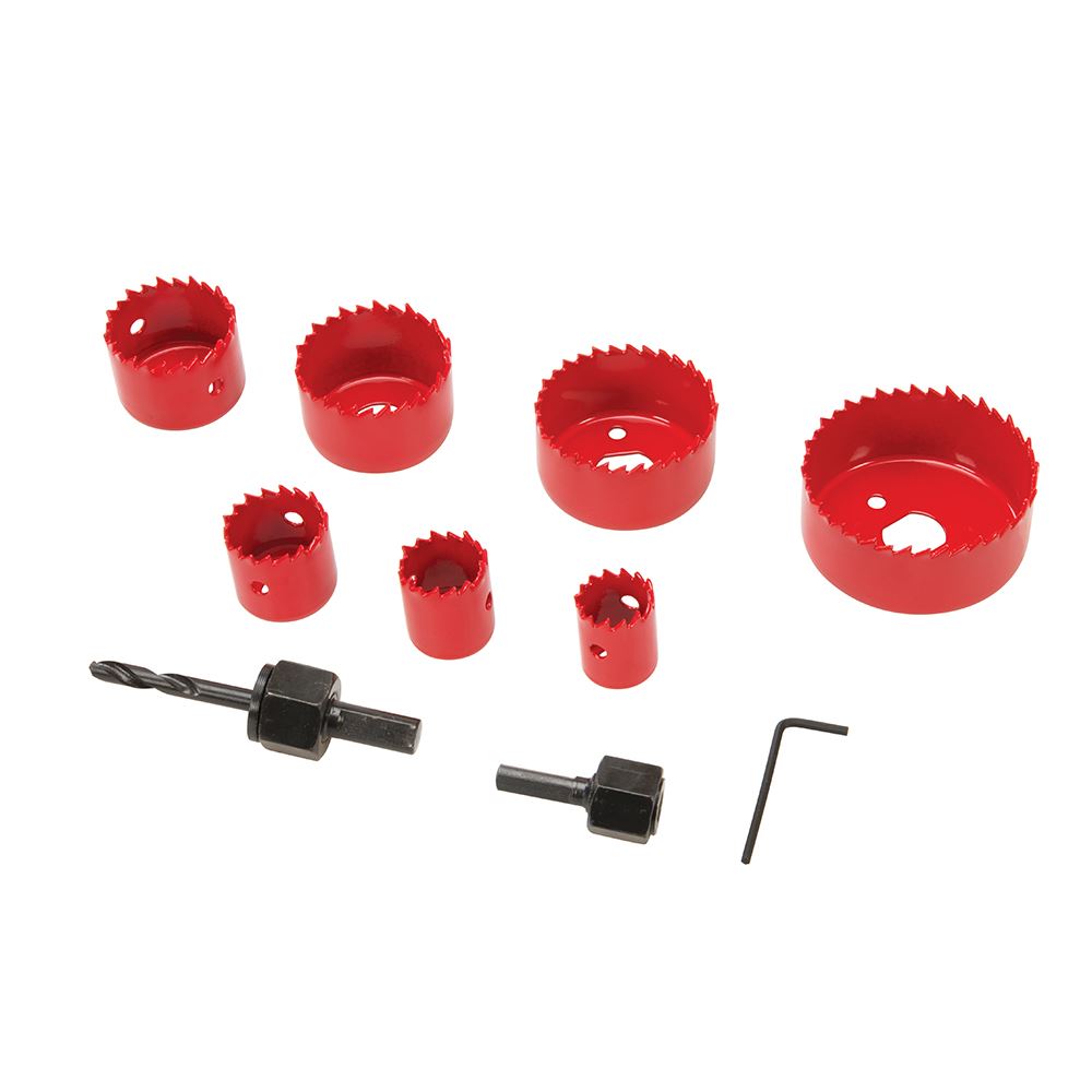 Kit Lubang Gergaji (Holesaw) Silverline 11pcs - Diameter 21-64mm