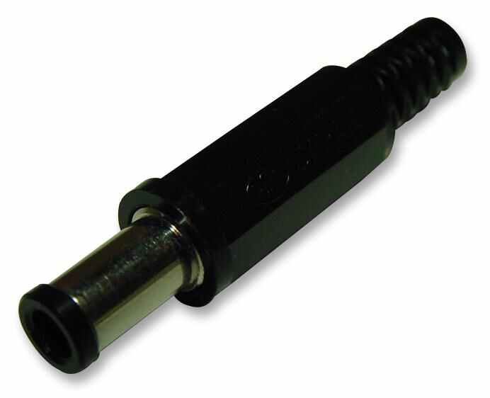 Pro Power 3.3mm DC Plug with Centre Pin Strain Relief, 2 Pack