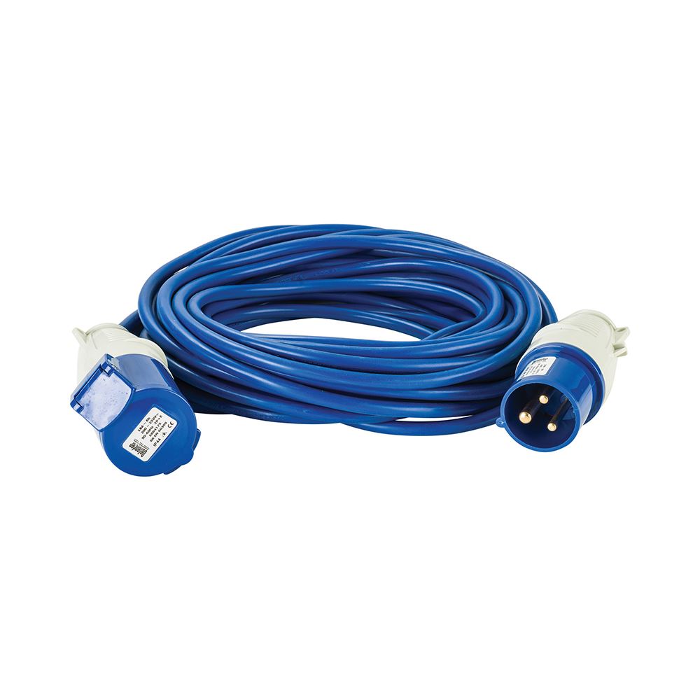 Defender Extension Lead, Blue, 1.5mm², 16A, 14m, 230V