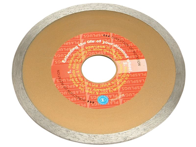 Plasplugs Diamantensnijschijf voor algemeen gebruik, 110mm