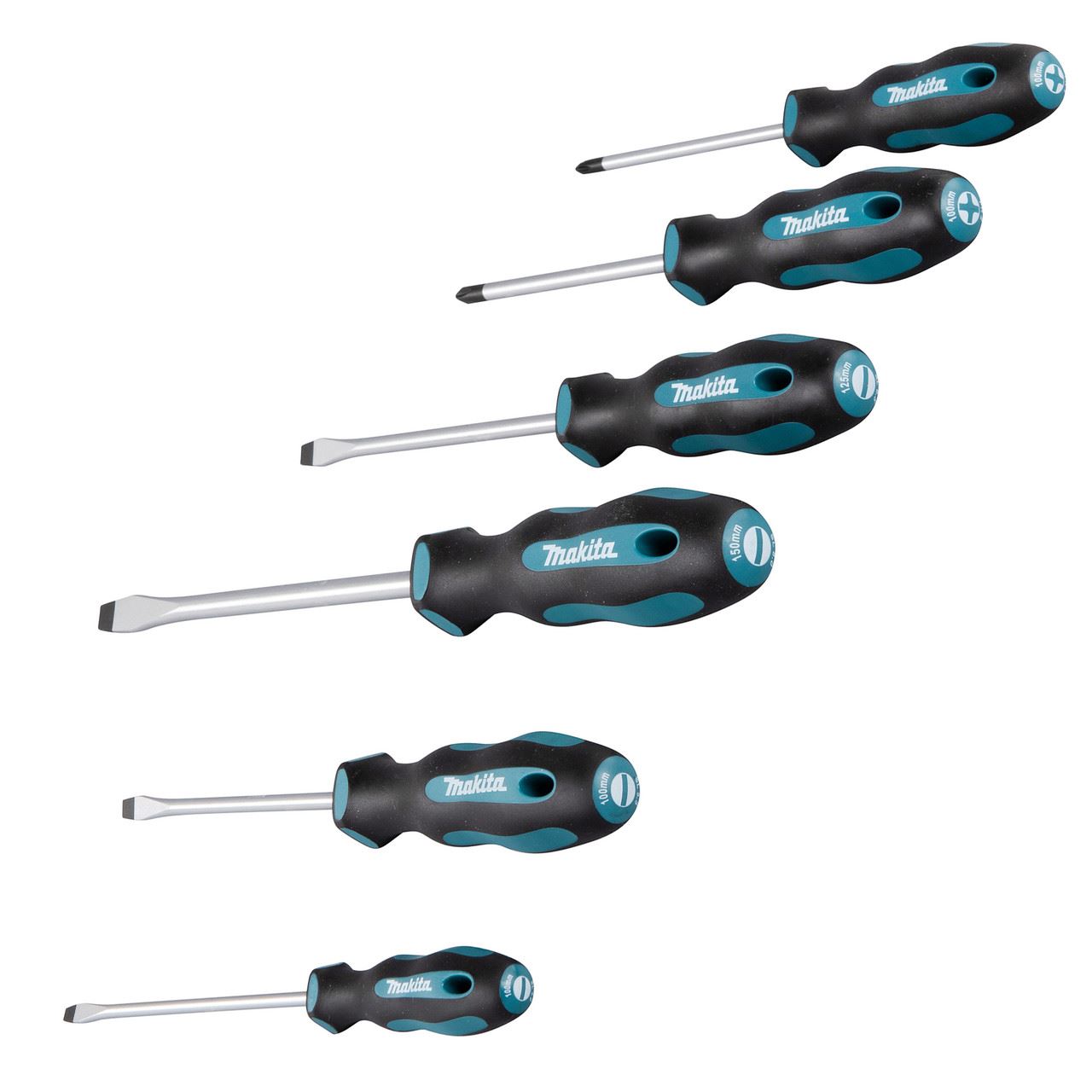 Makita E-10506 6-Piece Slotted/Phillips Screwdriver Set