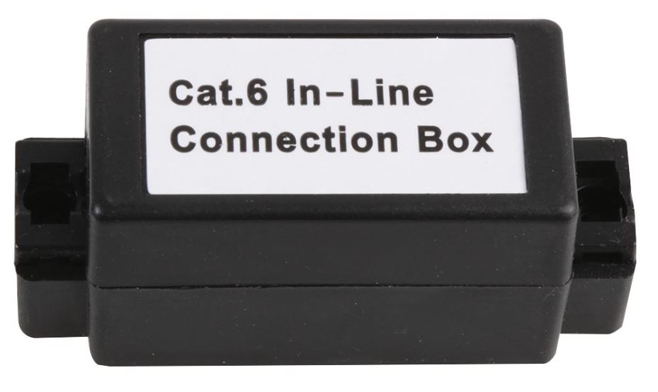 PRO SIGNAL Cat6 IDC Aansluitdoos, Zwart, 4-Paar
