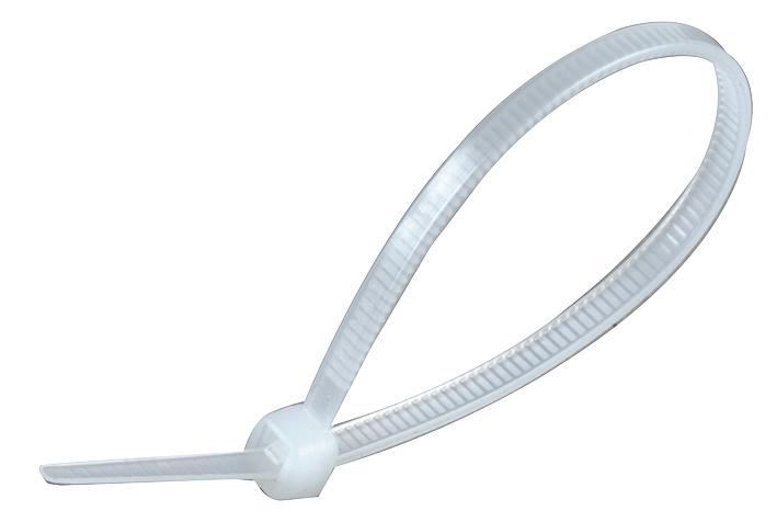 CONCORDIA TECHNOLOGIES - Nylon-Kabelbinder 100mm x 2,5mm Natur, 100 Stück