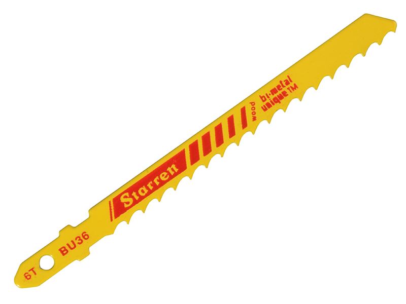 Lames de scie sauteuse pour bois Starrett BU36-5, Pack de 5