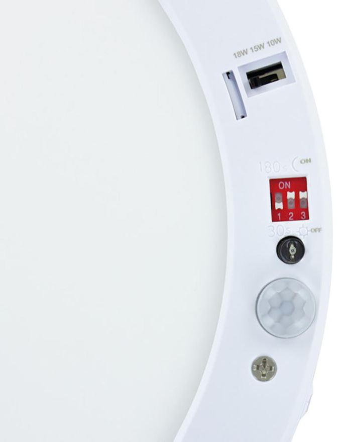 Projecteur encastré INTEGRAL LED Multi-Fit Edge PIR à détection de mouvement, à