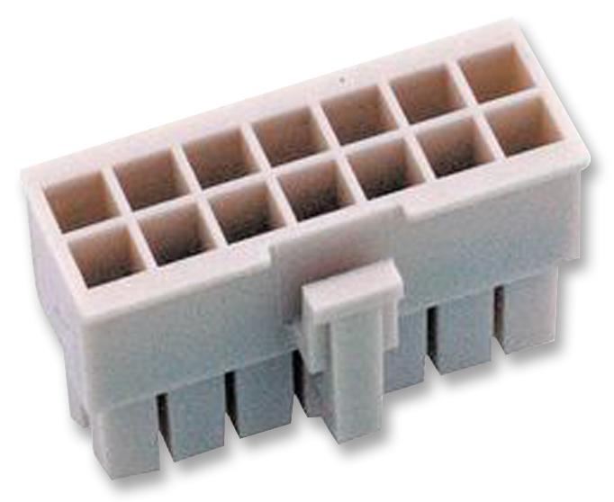 MOLEX Mini-Fit Jr. Buchsenkörper, 2-reihig, UL 94V-0, 8-polig