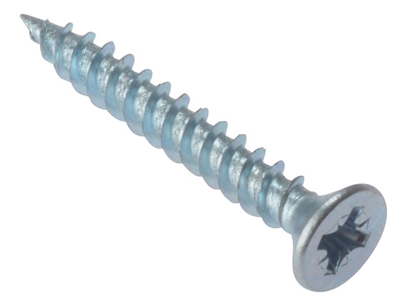 Forgefix Pozi šrouby se zápustnou hlavou ZP 6 x 38 mm (1,5 palce) - balení 200
